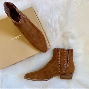 Michael Kors Collection Presley Suede Booties